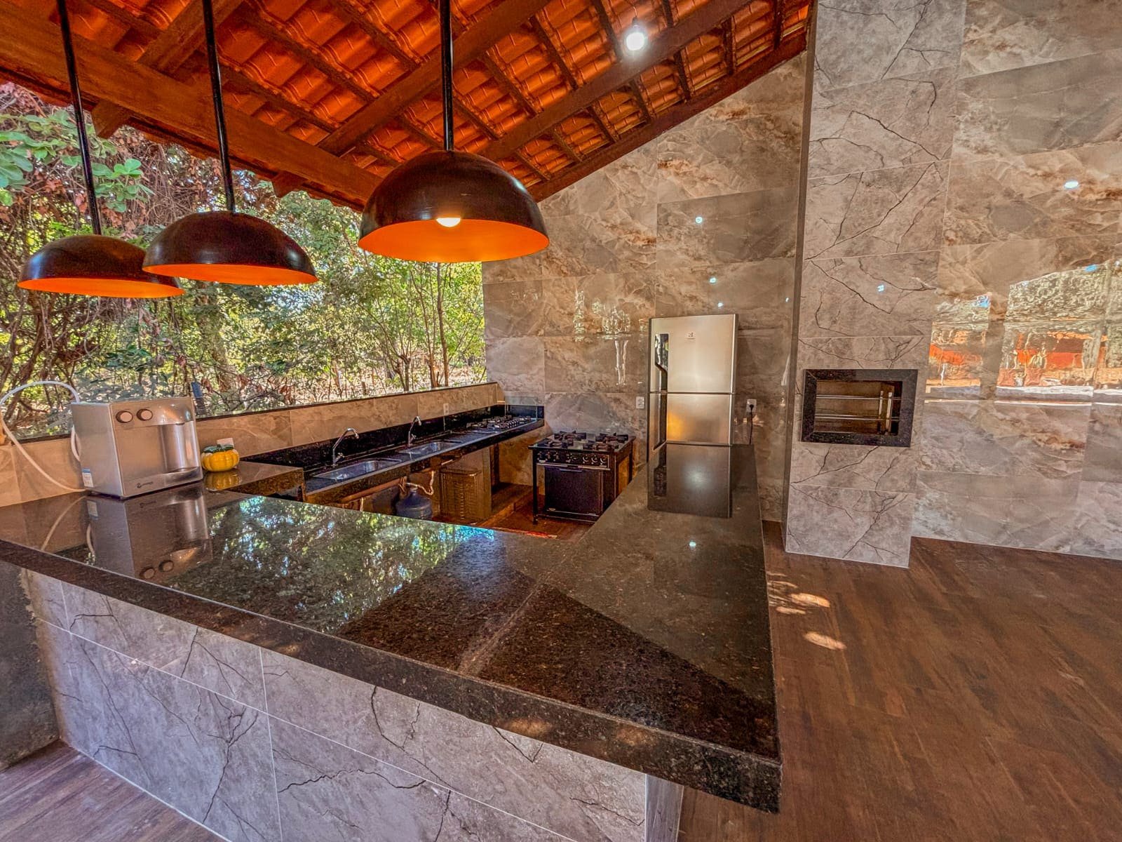 cozinha estancia hp pirenopolis go aluguel para temporada chacara